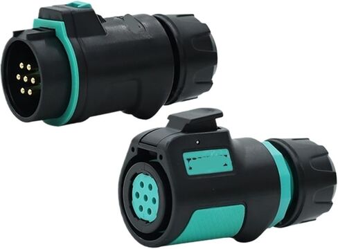 K20 reverse aviation socket 2-3-4 core 5-7-9-12 pin LED power signal fast male and female connector(12 pin plug M12 connector 5A200V) in Saudi Arabia