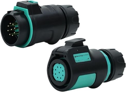 K20 reverse aviation socket 2-3-4 core 5-7-9-12 pin LED power signal fast male and female connector(12 pin plug M12 connector 5A200V) in Saudi Arabia