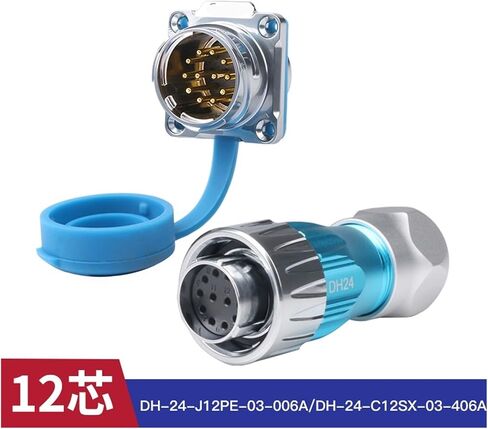 DH24 third generation multi-core signal aviation and socket 10-core 12-core bayonet connector(10 core) in Saudi Arabia