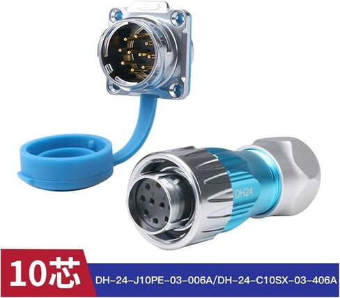 DH24 third generation multi-core signal aviation and socket 10-core 12-core bayonet connector(10 core) in Saudi Arabia