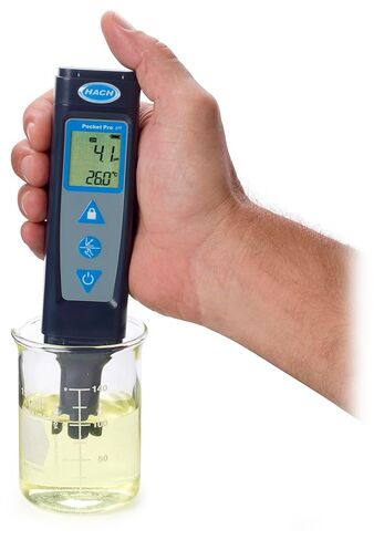 Hach Pocket Pro pH Tester, pH Meter for Water Analysis pH & Temp Testing, 9531000 in Saudi Arabia