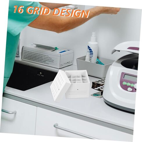 Centrifugal Tube Paper Box Grid Freezer Storage for Microcentrifuge and Cryogenic Tubes Paper Organizer for Laboratory Testing in Saudi Arabia