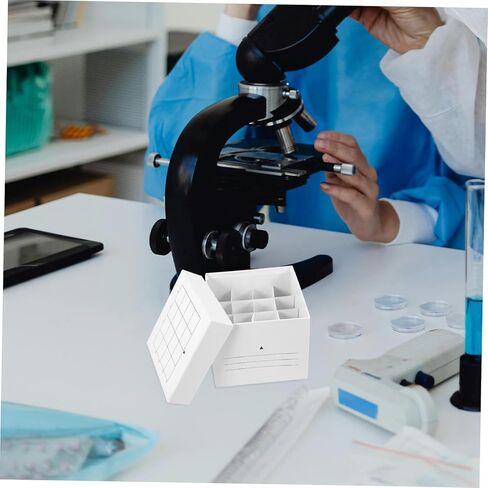 Centrifugal Tube Paper Box Grid Freezer Storage for Microcentrifuge and Cryogenic Tubes Paper Organizer for Laboratory Testing in Saudi Arabia