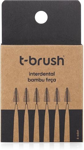T-Brush Interdantel Bamboo Brush - 6 Pieces - 0,45mm in Saudi Arabia