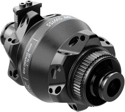 DT Swiss 350 Front Hub - 12 x 100mm, Center-Lock, Black, 24H, Dynamo Shutter 35P, Straight Pull in Saudi Arabia