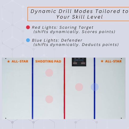 معدات تدريبات قوية على الهوكي-مدرب متطرف متطور مع مستشعر ذكي ، أوضاع حفر ديناميكية ، والاتصال اللاسلكي ، ووسادات الجليد الاصطناعية in Kuwait