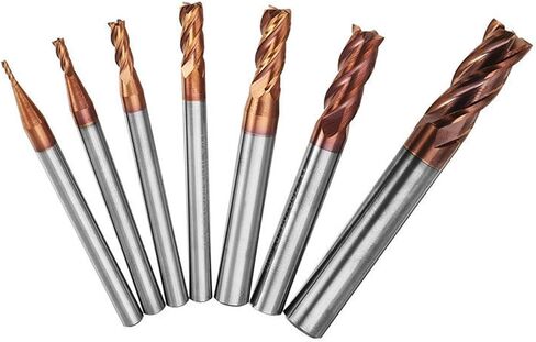 1PC 1mm-20mm 4 Flutes Flat End Mills Milling Cutter Tools(1/1.5/2/2.5/3/4/5/6/8/9/10/12/14/16/18/20mm)(D4x10xD4x50L) in Saudi Arabia