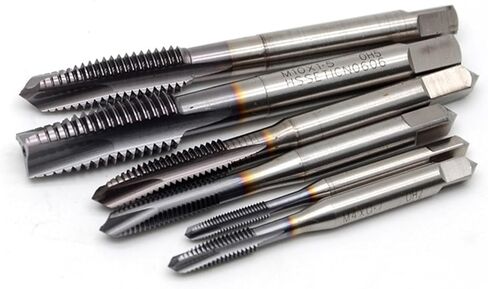 Cobalt Screw Thread Tap Drill Bits Pointed Flute Metric M1-M16 5Pcs(M6x1) in Saudi Arabia