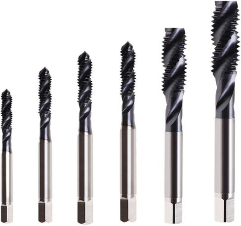 المسمار مؤشر ترابط الحفر بتات حلزوني الفلوت M2-M16 الأدوات المغلفة 5pcs (M16x2) in Saudi Arabia