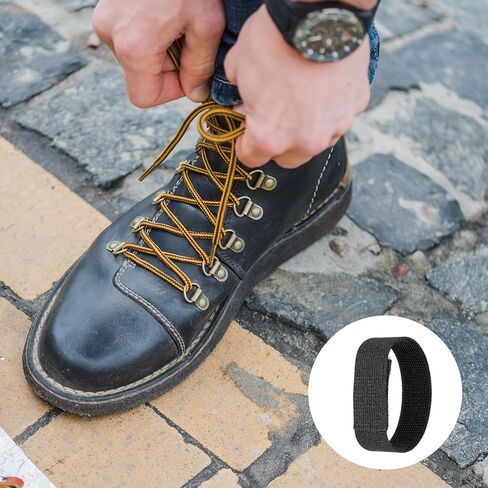 8 أجزاء من أحذية التمهيد ، حذاء حذاء أسود مرن أحذية عسكرية مرنة أشرطة أحذية قابلة للتعديل عصابات في الكاحل وحزام الكاحل للرجال in Kuwait