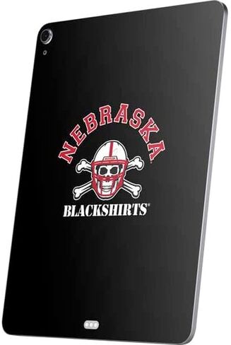 Skinit Skinit Tablet Skin Compatible مع Ipad Air 11in (2024-2025) - تصميم جامعة Nebraska Blackshirts المرخصة رسميًا in Saudi Arabia