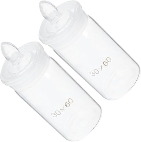 SAMIGLE 2PCS 30 * 60 مم الزجاج يزن الزجاج غطاء مختبر رفيع المستوى الأدوات الزجاجية للتجارب المعملية لأصحاب أخذ العينات القوي in Saudi Arabia