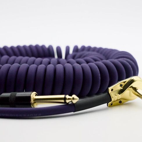 AESTIVATE 20ft/6M كابل الغيتار ملفوف موصل فطيرة L-S Coil Coil Coled Curly Curly cable actureed 1/4 inch angle to straition (20 قدمًا) in Kuwait