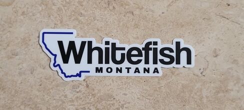 Whitefish - Montana - ملصقات منتجع التزلج in Saudi Arabia