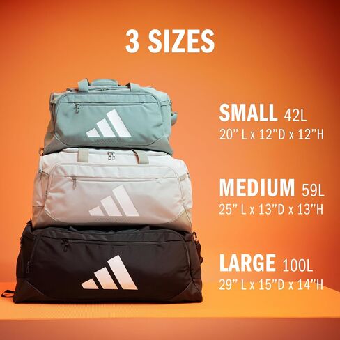 adidas Defender 5.0 Duffel, Durable Travel Gym Sports Bag for Men and Women in Saudi Arabia