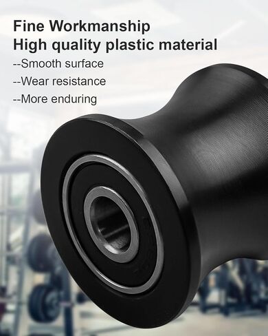Gym Replacement Wheel Rollers Fit for Total Trainer DLX DLX II DLX III Adv DLX Pilates Pilates Pro 2500 3000 4000 570 2000, 4PCS in Saudi Arabia
