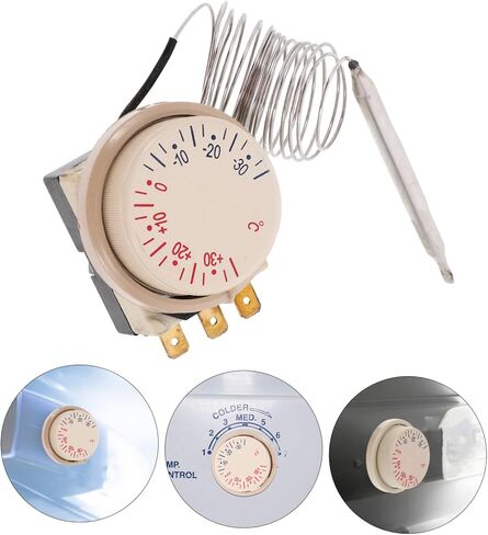 ترموستات ميكانيكية قابل للتعديل للثلاجات والتجميد التحكم في درجة الحرارة من 30 ℃ إلى 30 ℃ لحالات العرض وخزائن التبريد in Saudi Arabia