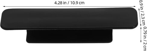 20pcs Stick on Drawer Pulls: Plastic Self Adhesive Door Cabinet Handles Peel and Stick Cabinet Handles Push Pulls for Kitchen Sliding Door Black in Saudi Arabia