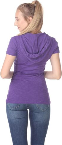 2025 صيف صيف جديد 100 ٪ تمشيط القطن حلقة القطن Slub Henley Hoodie Preshrunk Lightweight Top Top Top Summer in Saudi Arabia