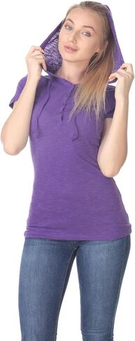 2025 صيف صيف جديد 100 ٪ تمشيط القطن حلقة القطن Slub Henley Hoodie Preshrunk Lightweight Top Top Top Summer in Saudi Arabia
