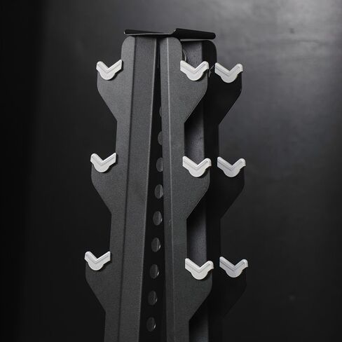 Titan Fitness 5 زوج رف Dummbell الرأسي أو البرج أو تكوين الإطار A ، يناسب 10 دمبل يصل إلى 50 رطلاً لكل منهما ، حواف الوضوح الواقية ، 500 رطل إجمالي ، إكسسوارات الصالة الرياضية المنزلية in Saudi Arabia