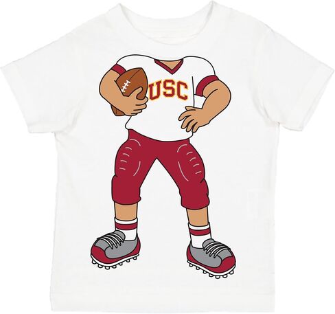 USC Trojans Southern California Heads Up Football Player Baby/Toddler Tshirt in Saudi Arabia