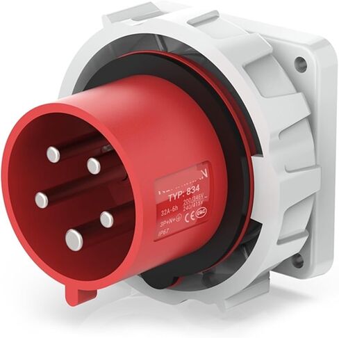 Concealed installation aviation 16A 32A 63A 125A IP44 IP67(IP67 3P 16A) in Saudi Arabia