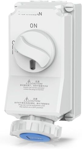 Mechanical interlock A mounted switch with socket 16-63A IP67/44(IP67 4P 63A) in Saudi Arabia