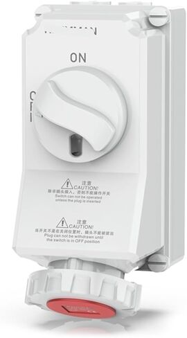 Mechanical interlock A mounted switch with socket 16-63A IP67/44(IP67 4P 63A) in Saudi Arabia