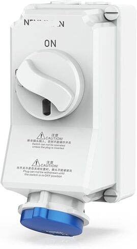 Mechanical interlock A mounted switch with socket 16-63A IP67/44(IP67 4P 63A) in Saudi Arabia
