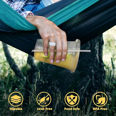 100 Pack 16 oz Clear Plastic Cups with Lids and Straws, Disposable Coffee Cups with Lids, To Go Iced Coffee Cups with Lids, Disposable Cups for Party, Smoothie Cup for Cold Drinks in Saudi Arabia