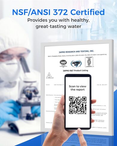 نظام التناضح العكسي لـ Waterdrop G2 ، نظام تصفية مياه RO بدون خزان 7 مرحلة ، تحت نظام ترشيح المياه بالوعة ، 400 GPD ، 1: 1 نقي للتصريف ، يقلل من TDS ، FCC المدرجة ، الولايات المتحدة الأمريكية Tech ، WD-G2-W in Kuwait