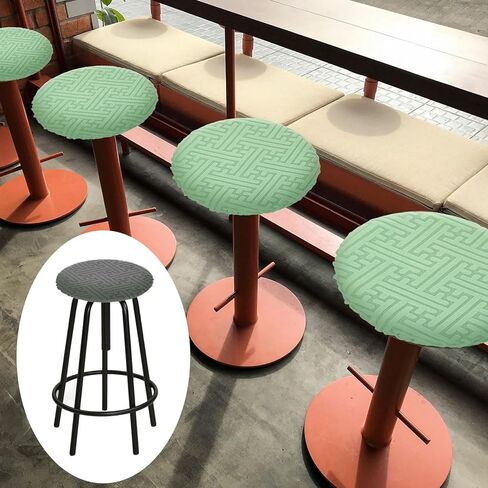 براز البراز Uxcell 2PCS Round ، 12-14 "Soft Soft Circle Circle Cushion Cushion Slipcover لمطعم Home Hotel Bar ، الأحمر in Saudi Arabia