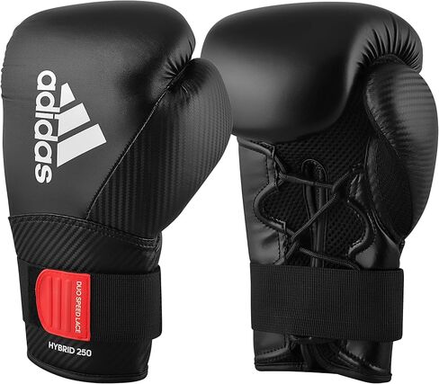 Adidas Hybrid 250 Elite Boxing Hloves - للملاكمة ، Kickboxing ، MMA ، حقيبة ، تدريب ولياقة - قفازات الملاكمة للرجال والنساء والأطفال in Saudi Arabia