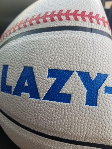 Lazy-Boy Basketball - Regulation Size Real Ball with Baseball Design - Milwaukee Beers Costume Prop Accessory in Saudi Arabia