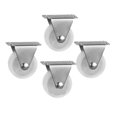4 Pieces/lot 1.5 inch White Pp Directional casters Diameter 40mm Plastic Wheel tug Boat Furniture in Kuwait