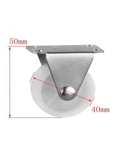 4 Pieces/lot 1.5 inch White Pp Directional casters Diameter 40mm Plastic Wheel tug Boat Furniture in Kuwait