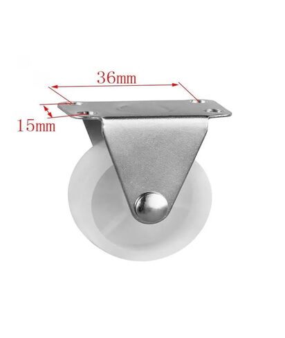 4 Pieces/lot 1.5 inch White Pp Directional casters Diameter 40mm Plastic Wheel tug Boat Furniture in Kuwait