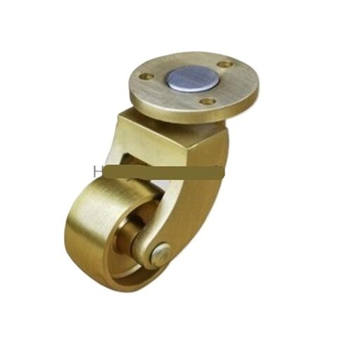 نقي النحاس النحاس دوارة المعادن المعدنية مسطحة العجلات الثقيلة دعم الأثاث الصامت دعم الساق سرير (أ) in Kuwait