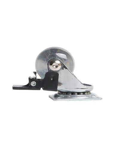 4pcs 1.5 بوصة العجلات الشفافة البولي يوريثان الشفافة مسطحة الفرامل الأثاث لعبة الأثاث in Kuwait