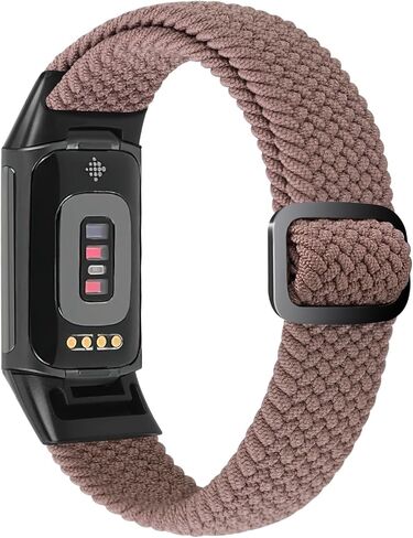 Braided Band Compatible with Fitbit Charge 6/Fitbit Charge 5, Soft Nylon Solo Loop Adjustable Replacement Wristband for Women Men in Kuwait