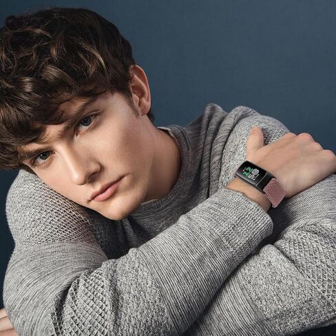 Braided Band Compatible with Fitbit Charge 6/Fitbit Charge 5, Soft Nylon Solo Loop Adjustable Replacement Wristband for Women Men in Kuwait