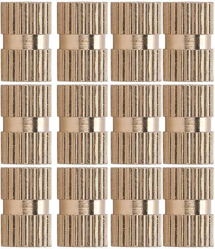 Tbest Ls 00Pcs Profional Knurled CER Nut Rt Nut Hand Ft ARY 4 X 0 X 6 Fts in Saudi Arabia
