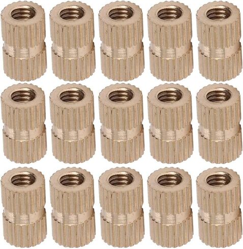 Tbest Ls 00Pcs Profional Knurled CER Nut Rt Nut Hand Ft ARY 4 X 0 X 6 Fts in Saudi Arabia