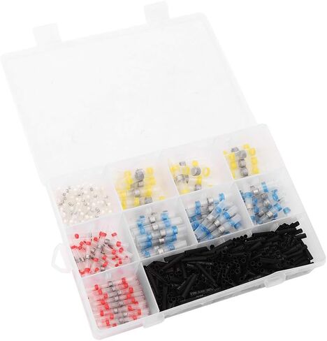 500pcs حرارة تقلص الموصل العزل الطرف لحام طف in Saudi Arabia