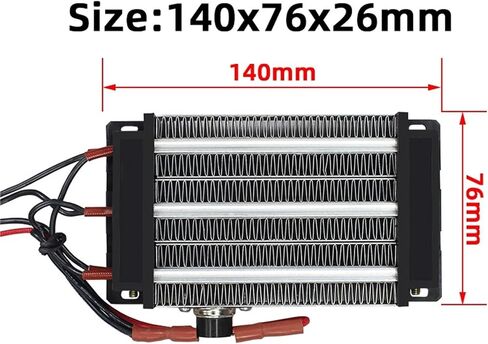 220V 750W ACDC Egg Eggator Heater Comply-Thermostatic PTC Ceramic Air Heater PTC Element 96a3 140 * 76mm in Saudi Arabia