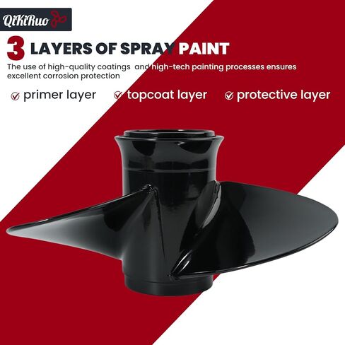 9 1/4 × 10 مروحة قارب الملعب المروحة الألومنيوم لـ Suzuki 8-20HP المحركات الخارجية ، 3 شفرات 10 أسنان ، مرجع OEM رقم 58100-90L60-019 ، RH in Kuwait