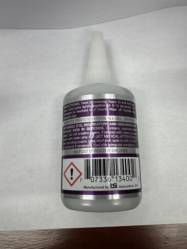 Bob Smith Insta-Cure+ Medium Viscosity Gap Filling CA Glue, 4 oz Purple Label Bottle, 5-10 Second Set Time, Cyanoacrylate. BSI, Hobby Bolts, Made in The USA! in Saudi Arabia