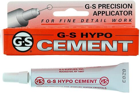 مجموعة من 2 مستلزمات GS GS الأسمنت Hypo ، شفافة in Saudi Arabia