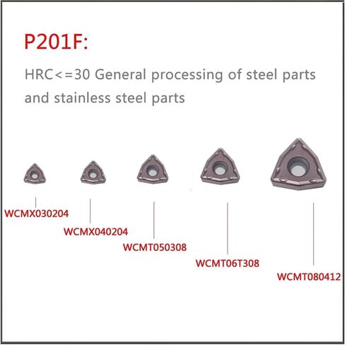 WCMX030208 WCMX040208 WCMT050308 06T308 080412 for Universal Fast Drill bit Insert Water Jet bit Blade 1PCS(WCMX040208FN P301F) in Saudi Arabia